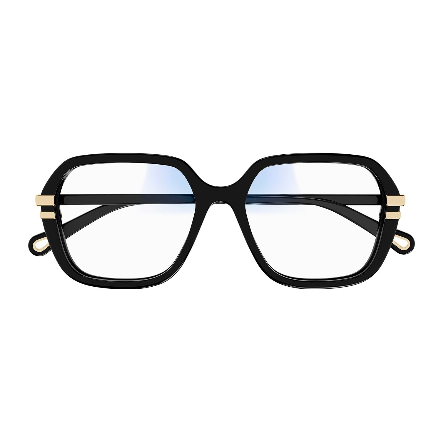 CH0205S Black recycled acetate Sunglasses - Shiny Solid Black &Shiny Medium Havana