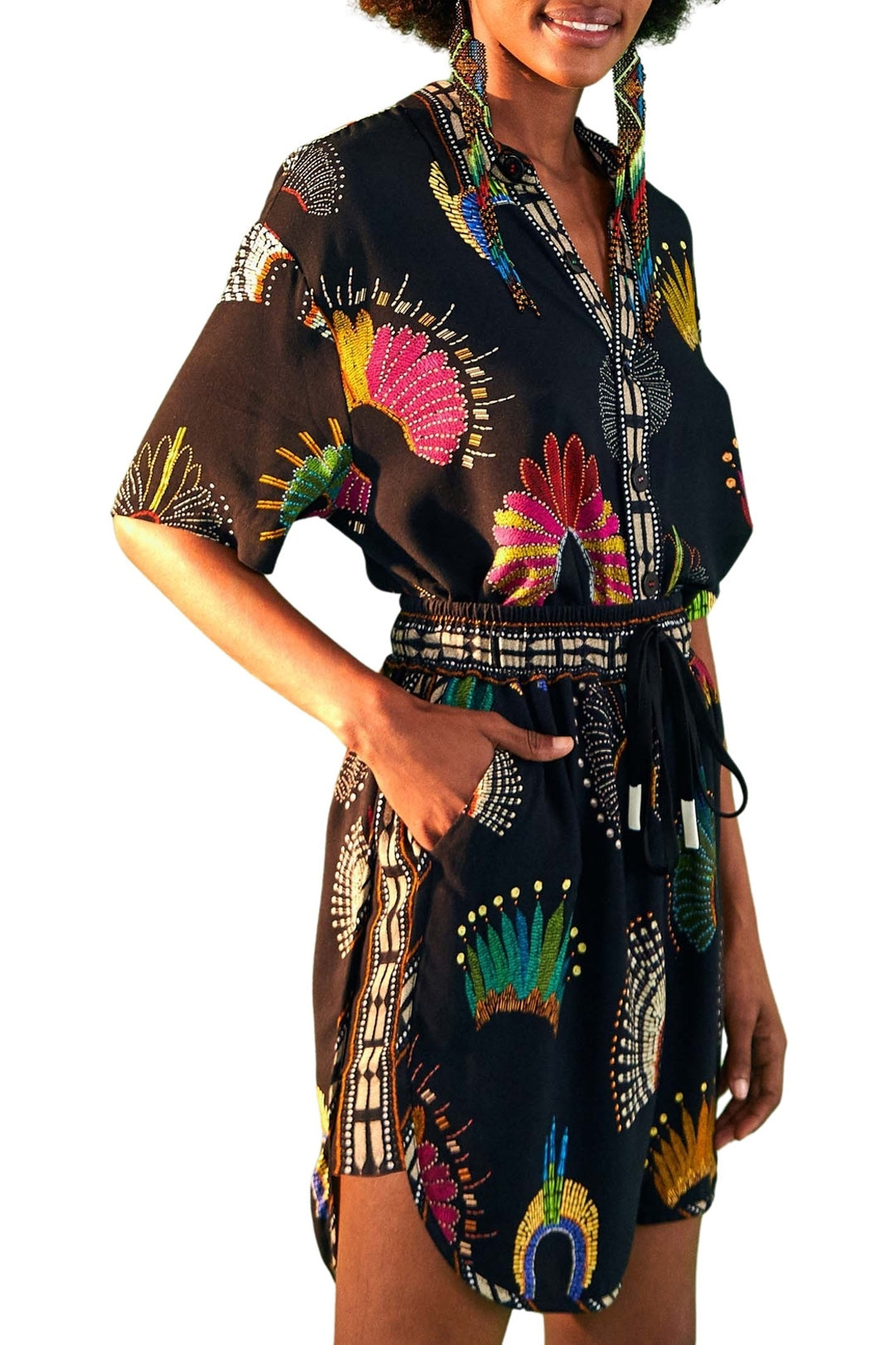 Short Wonderful Headdress - Multicolore