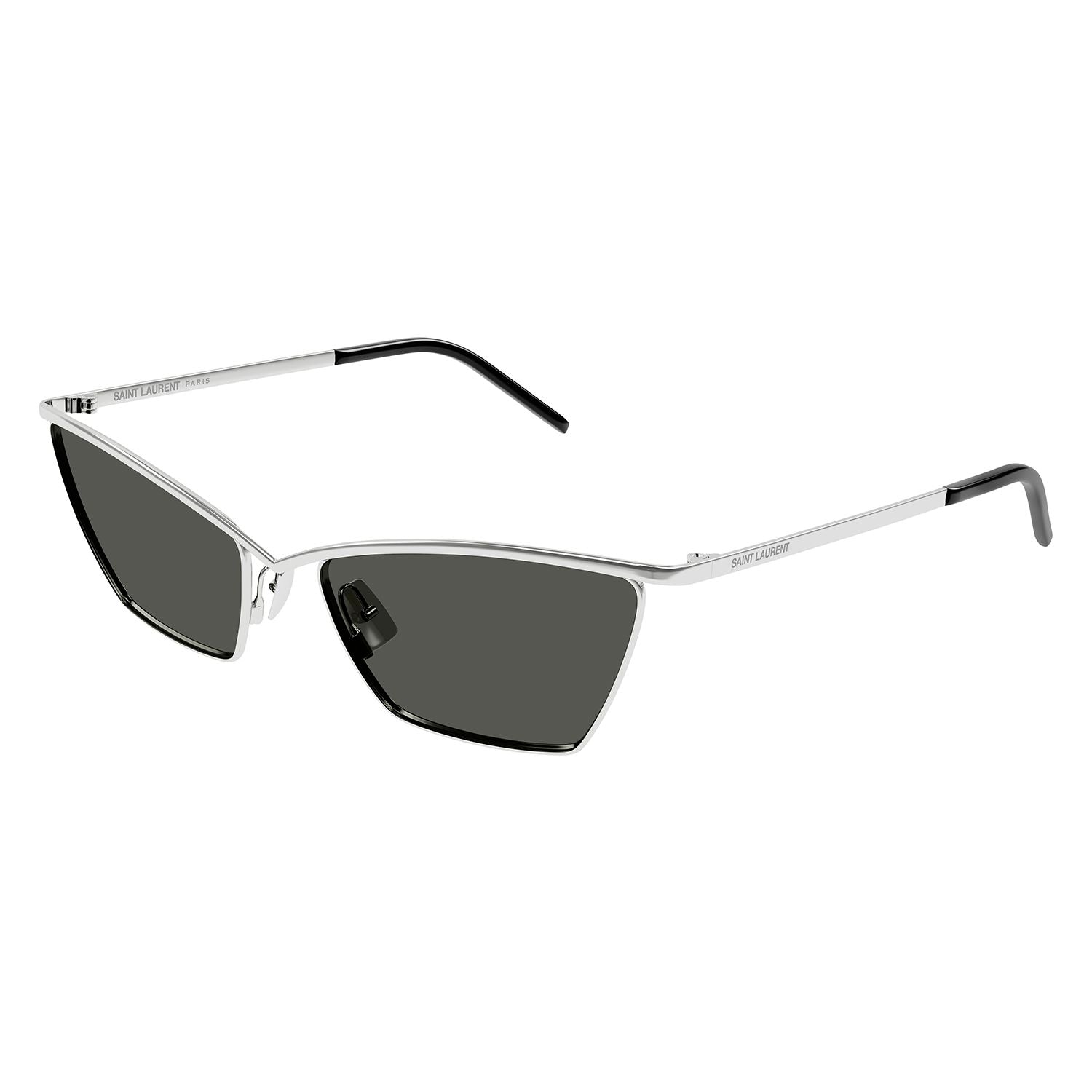 SL 637 Silver metal Sunglasses - Shiny Silver