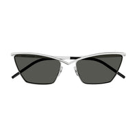 SL 637 Silver metal Sunglasses - Shiny Silver