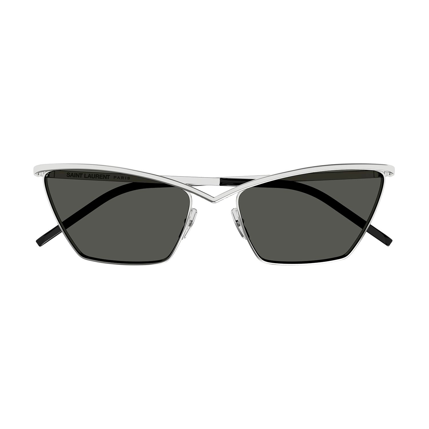 SL 637 Silver metal Sunglasses - Shiny Silver