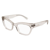 SL 643 Beige recycled acetate Optical Frames - Shiny Transparent Cream