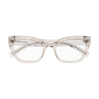 SL 643 Beige recycled acetate Optical Frames - Shiny Transparent Cream