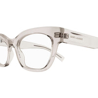 SL 643 Beige recycled acetate Optical Frames - Shiny Transparent Cream