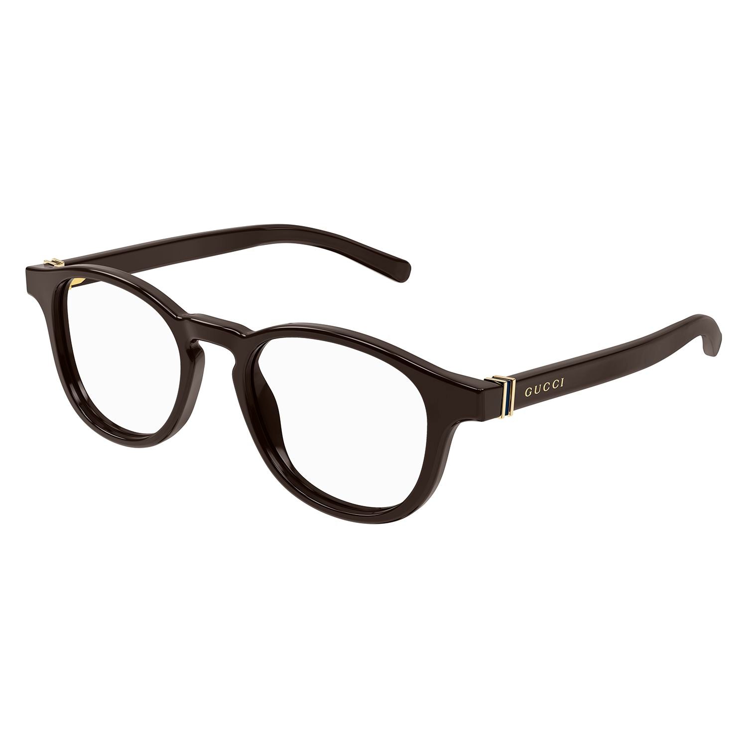 GG1510O Brown recycled acetate Optical Frames - Shiny Solid Dark Brown