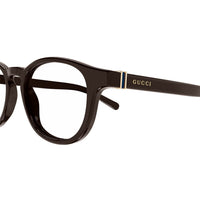 GG1510O Brown recycled acetate Optical Frames - Shiny Solid Dark Brown