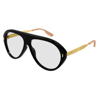 GG1515S Black recycled acetate Sunglasses - Shiny Solid Black