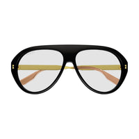 GG1515S Black recycled acetate Sunglasses - Shiny Solid Black