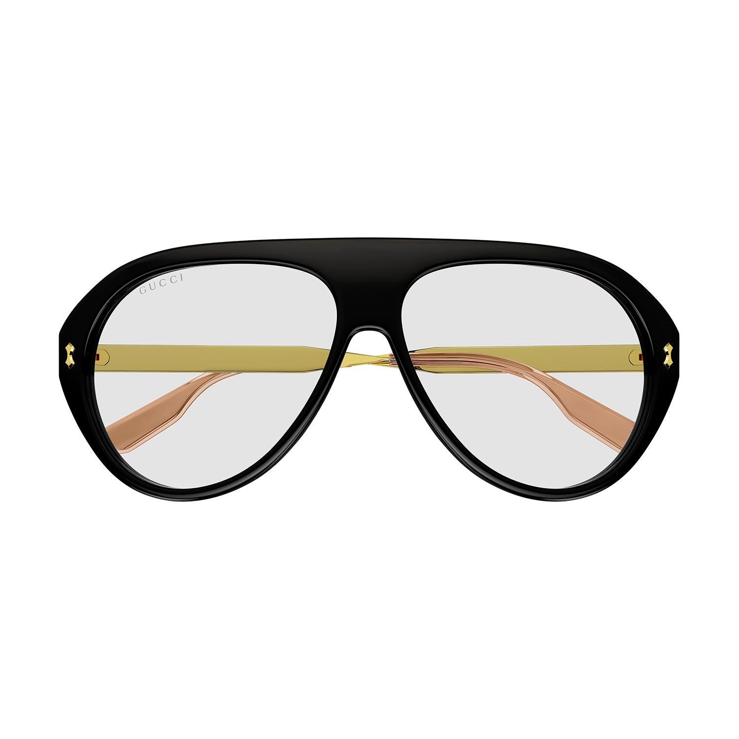 GG1515S Black recycled acetate Sunglasses - Shiny Solid Black