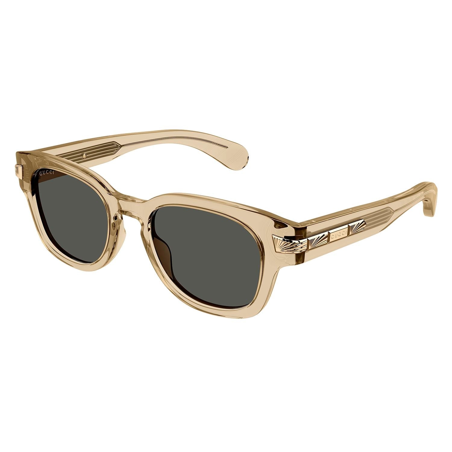 GG1518S Brown recycled acetate Sunglasses - Shiny Transparent Brown