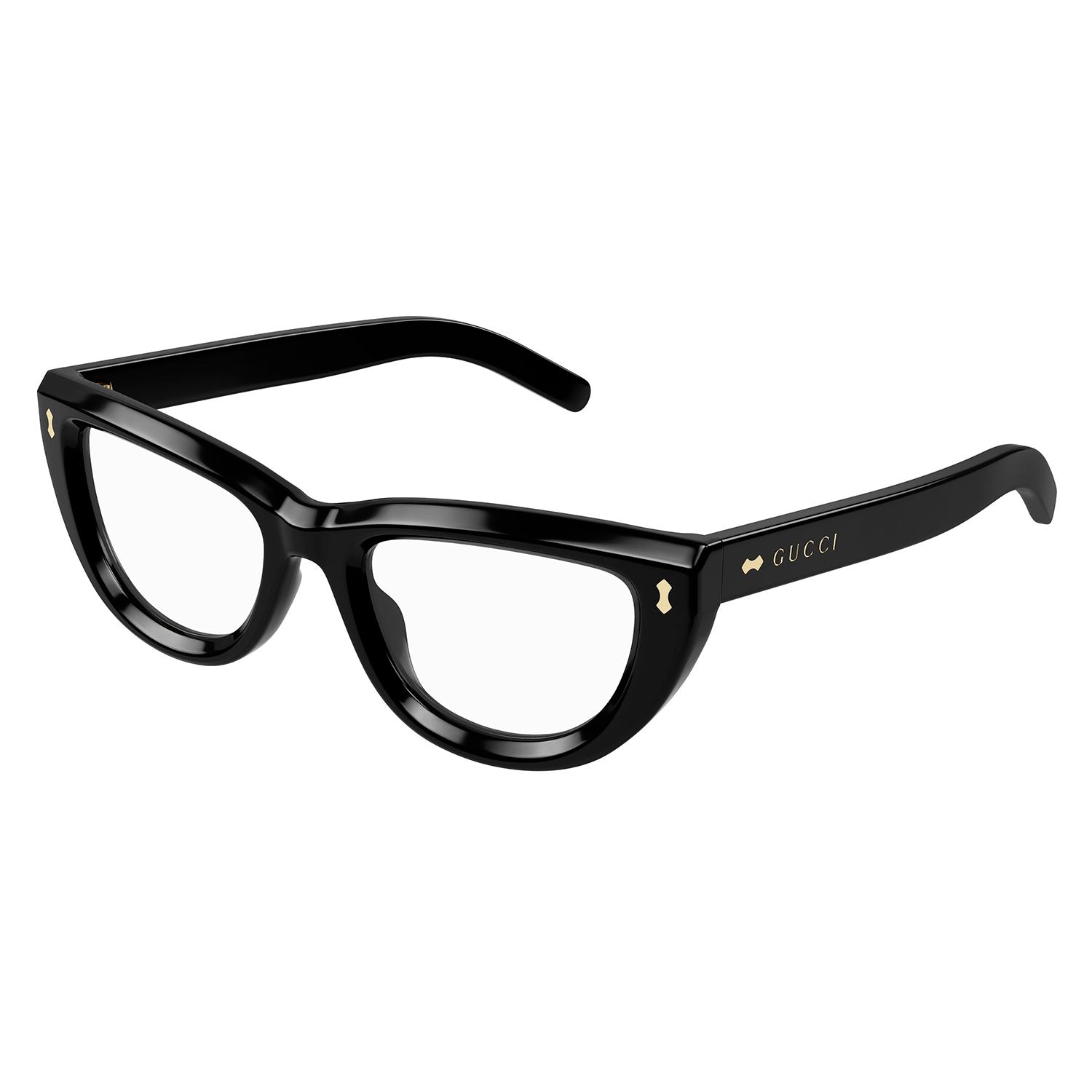 GG1521O Black recycled acetate Optical Frames - Shiny Black