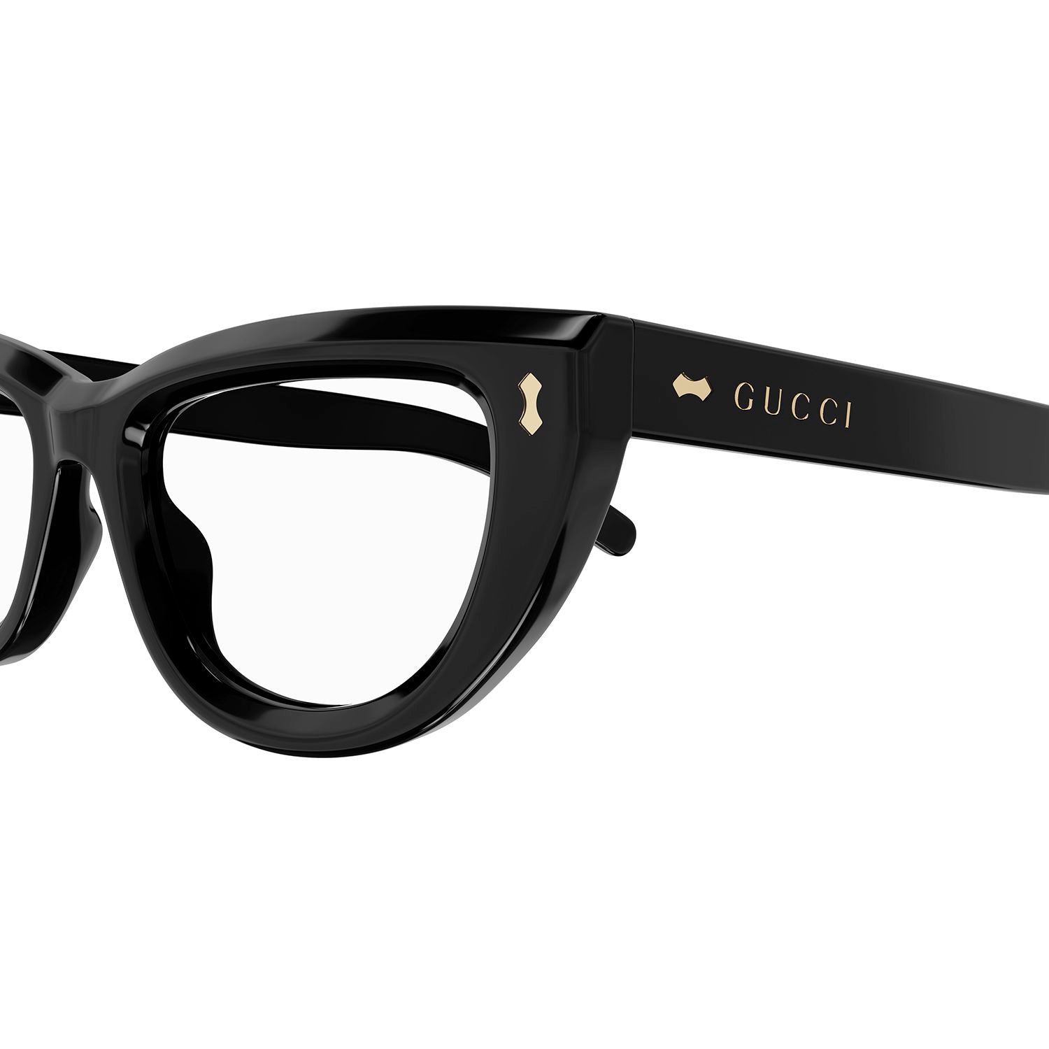 GG1521O Black recycled acetate Optical Frames - Shiny Black