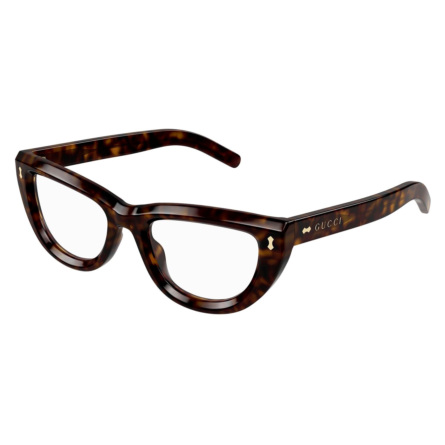 GG1521O Havana recycled acetate Optical Frames - Shiny Dark Havana