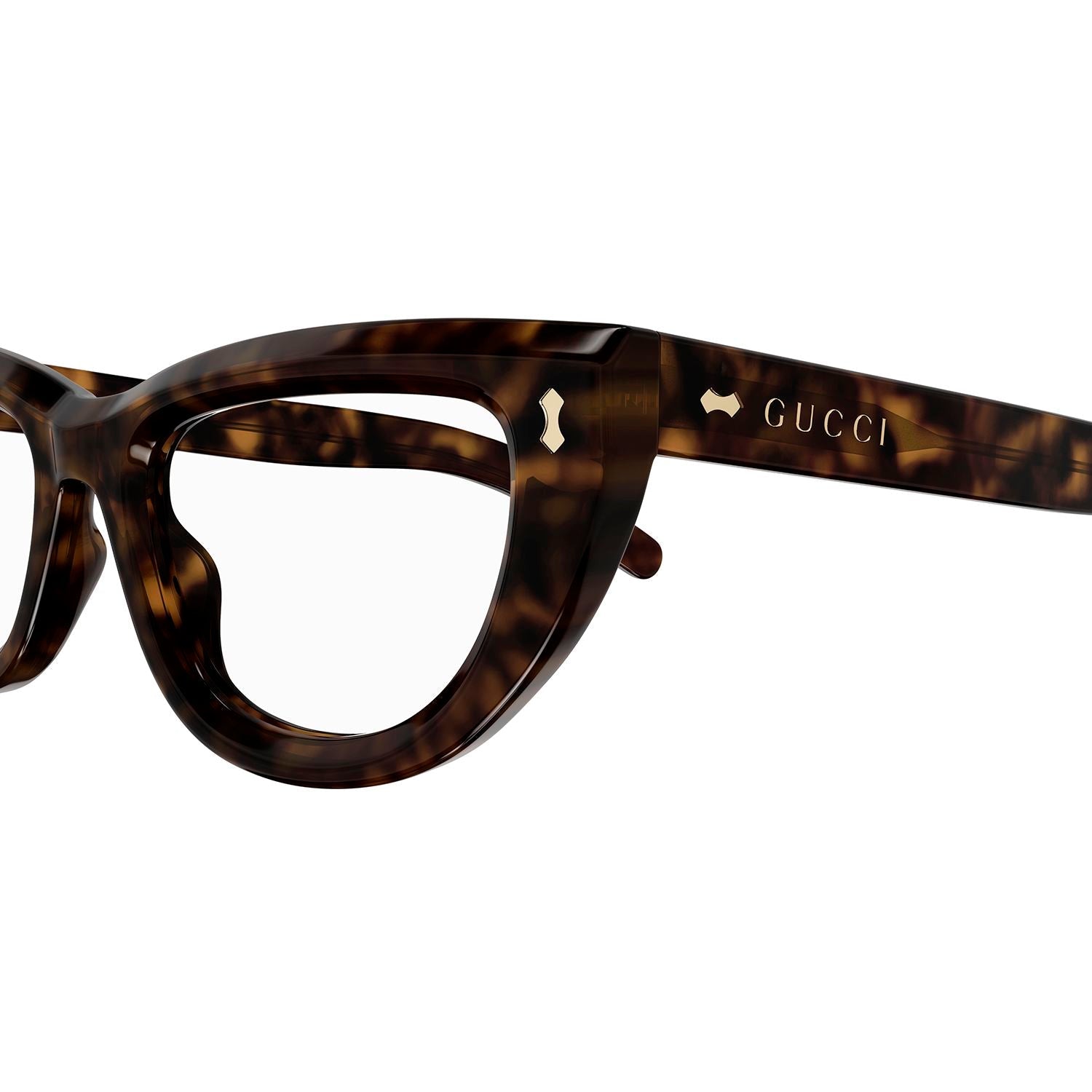GG1521O Havana recycled acetate Optical Frames - Shiny Dark Havana