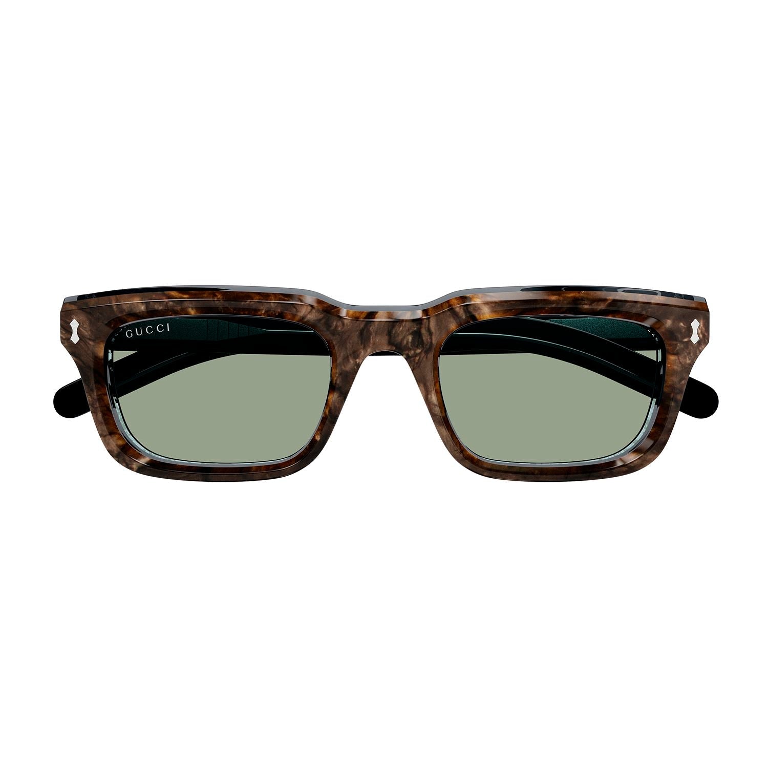 GG1524S Blue recycled acetate Sunglasses - Shiny Transparent Azur & Radica