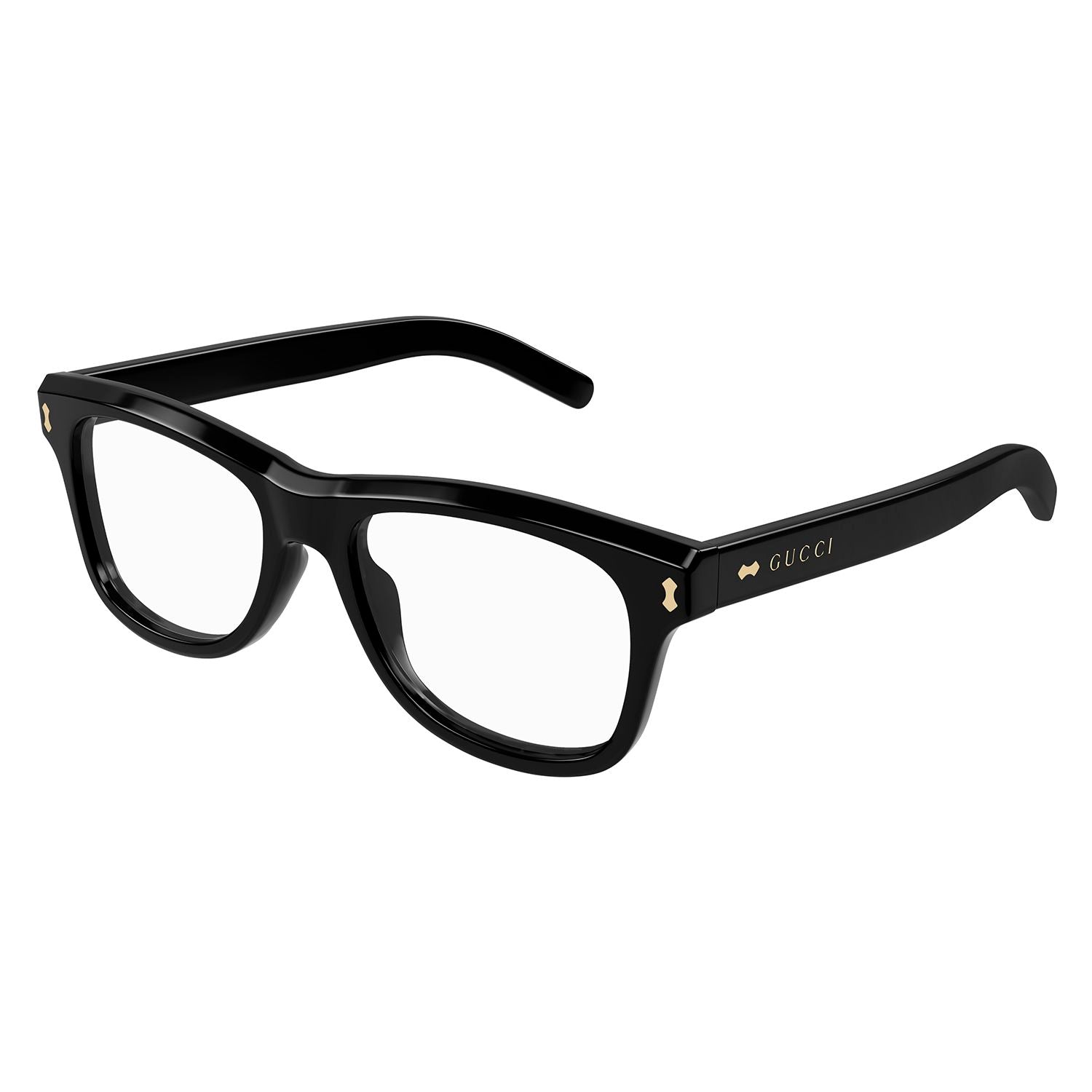GG1526O Black recycled acetate Optical Frames - Shiny Black