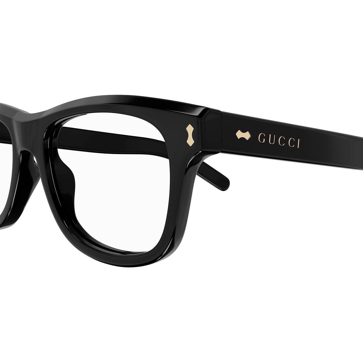 GG1526O Black recycled acetate Optical Frames - Shiny Black