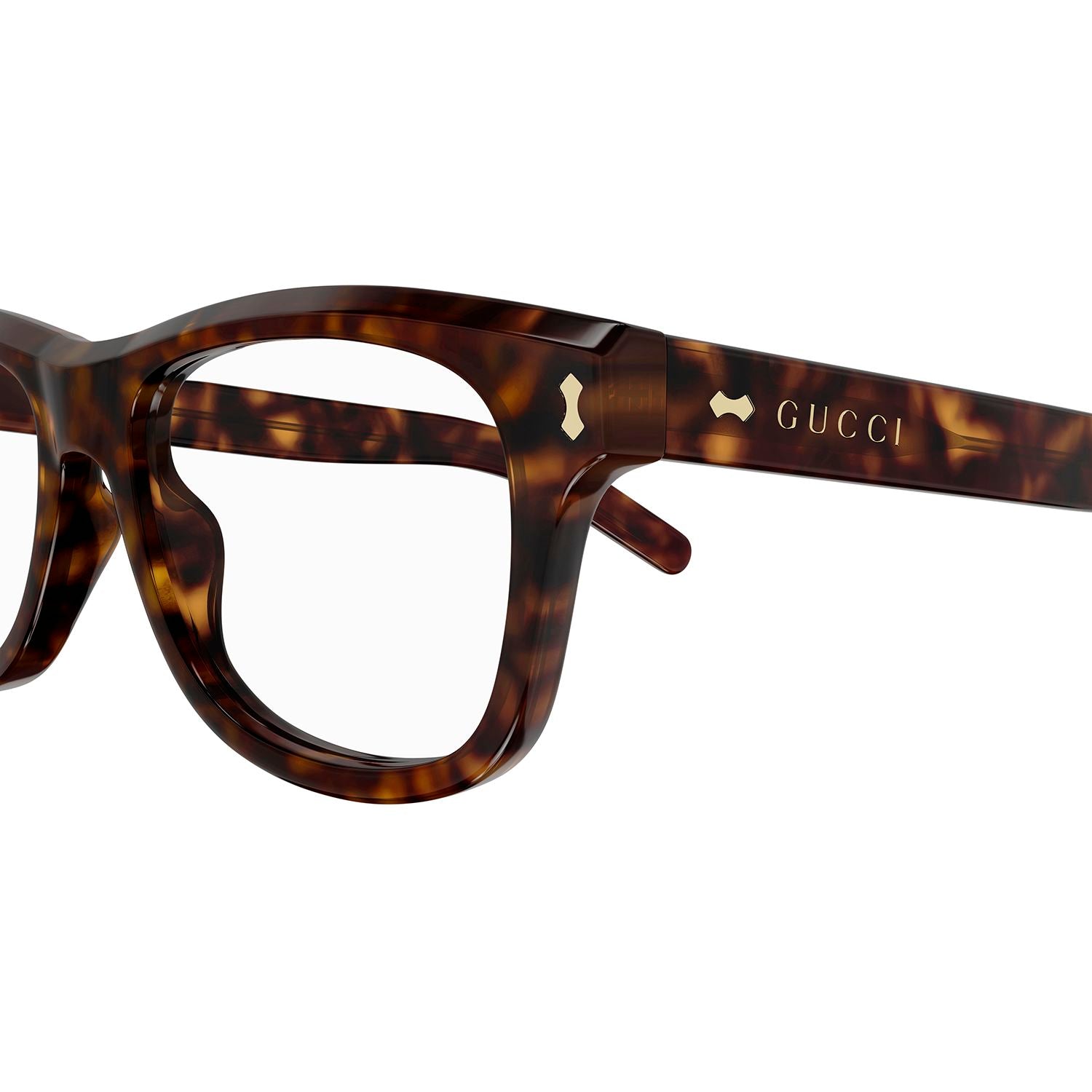 GG1526O Havana recycled acetate Optical Frames - Shiny Dark Havana