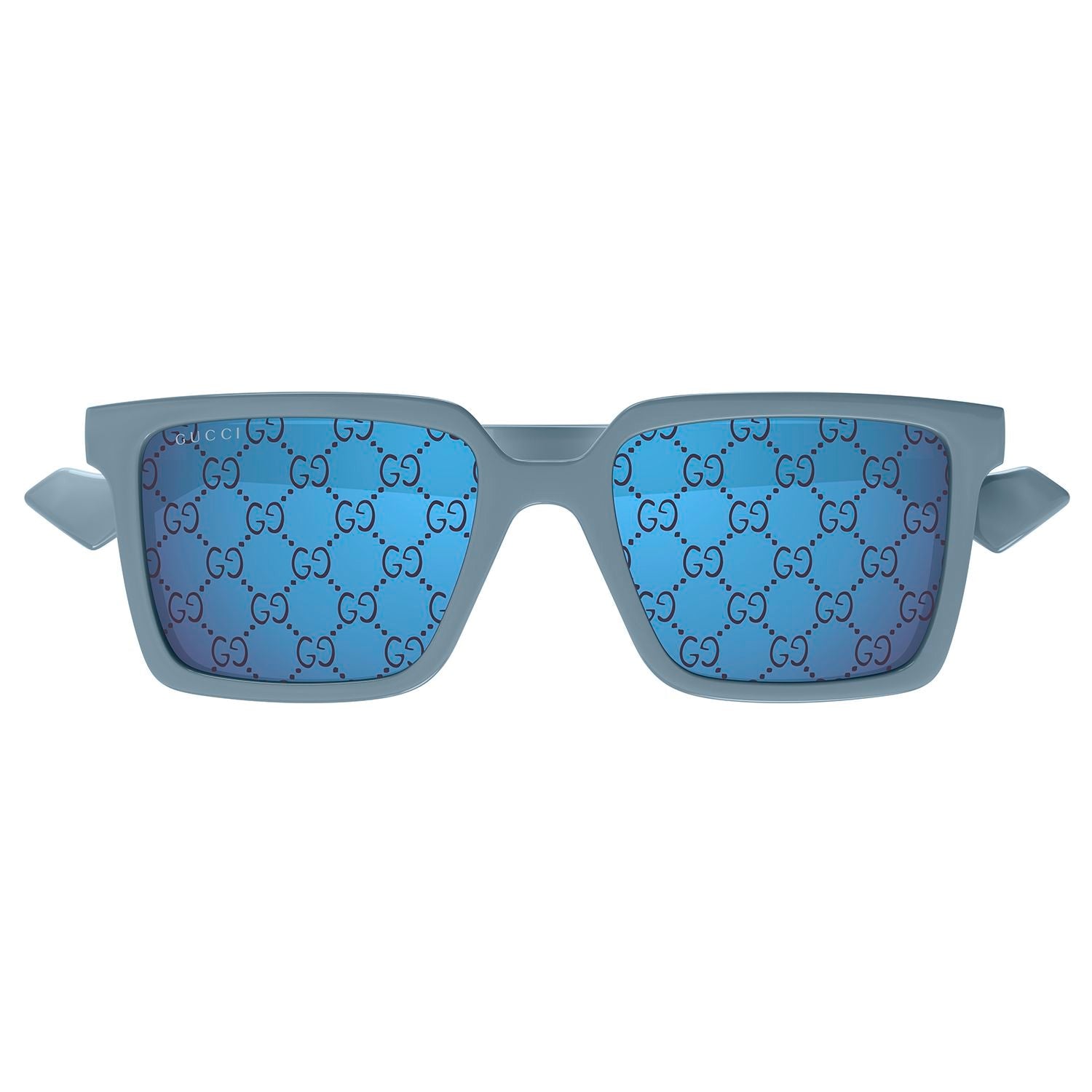 GG1540S Light-Blue injection Sunglasses - Shiny Solid Dusty Light Blue