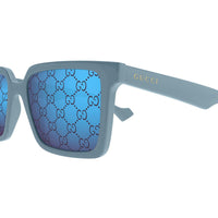 GG1540S Light-Blue injection Sunglasses - Shiny Solid Dusty Light Blue