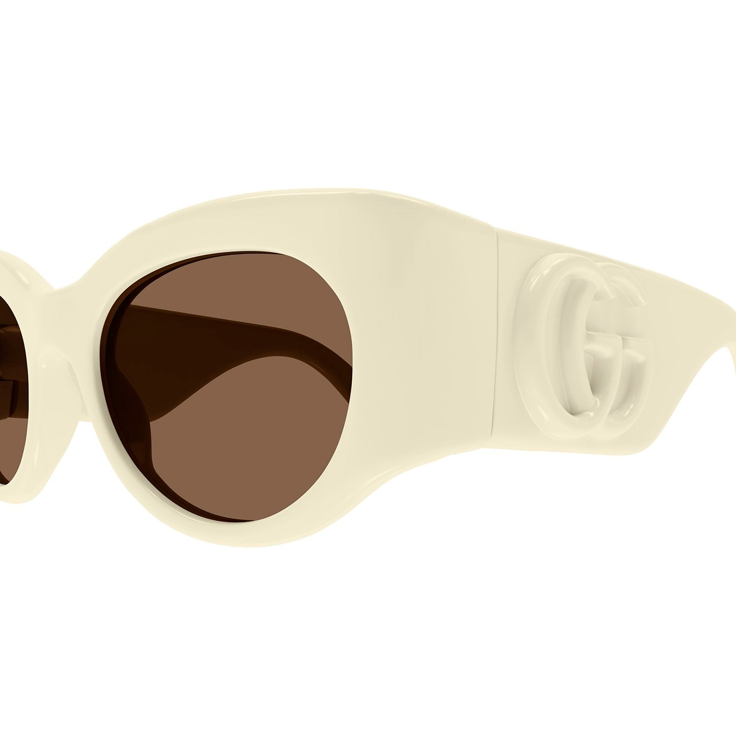 GG1544S Ivory injection Sunglasses - Shiny Solid Ivory