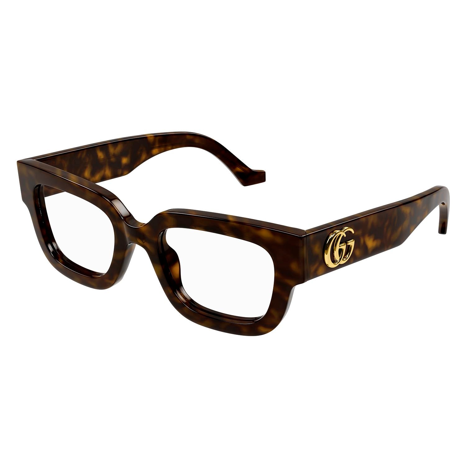 GG1548O Havana recycled acetate Optical Frames - Shiny Dark Havana