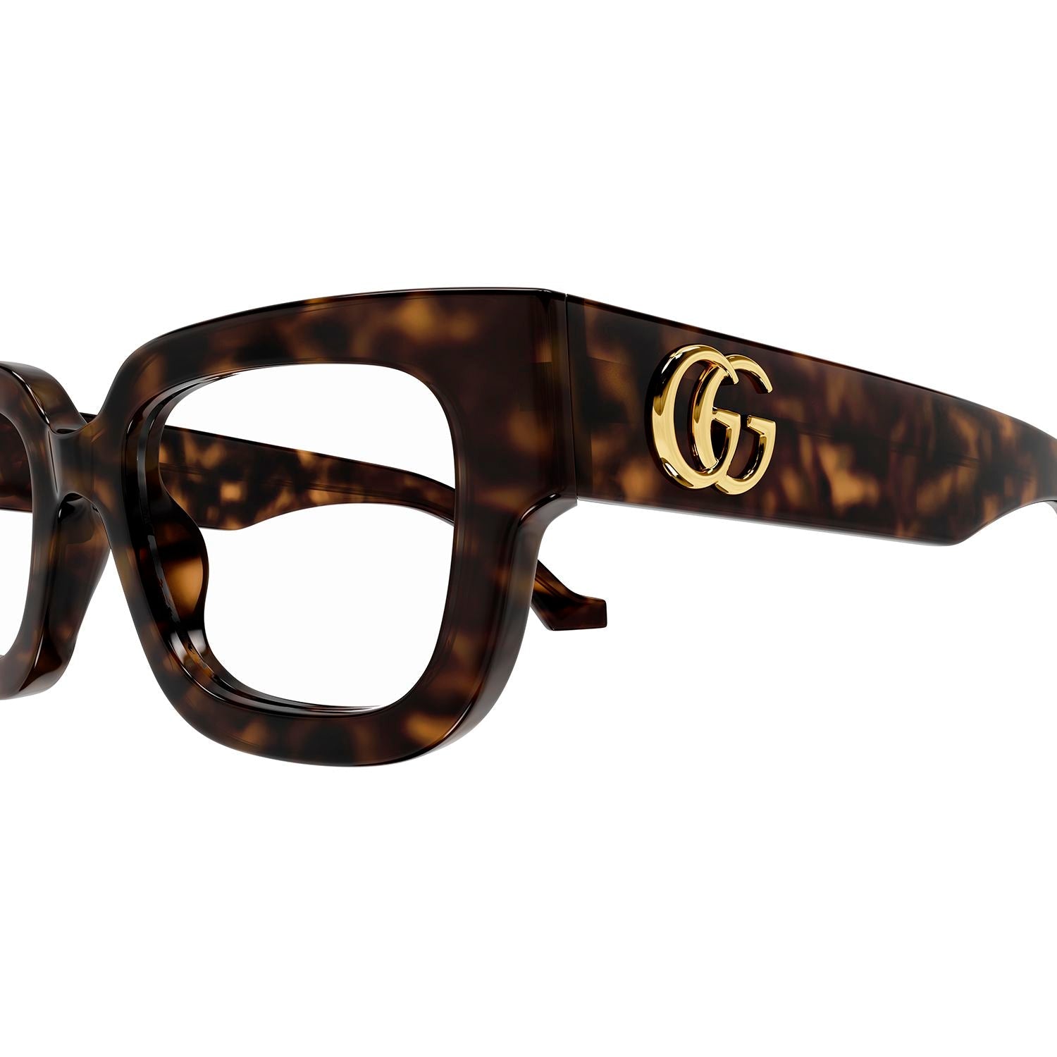 GG1548O Havana recycled acetate Optical Frames - Shiny Dark Havana