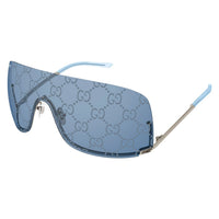 GG1560S Grey metal Sunglasses - Shiny Transparent Light Grey