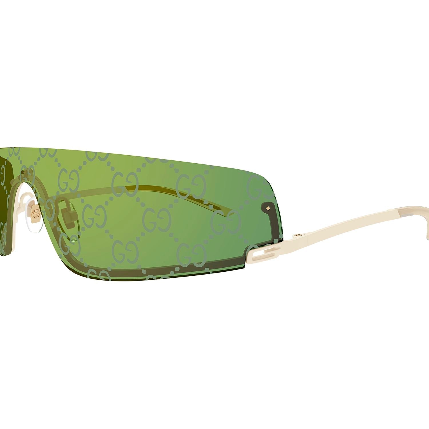 GG1561S Ivory metal Sunglasses - Shiny Solid Ivory