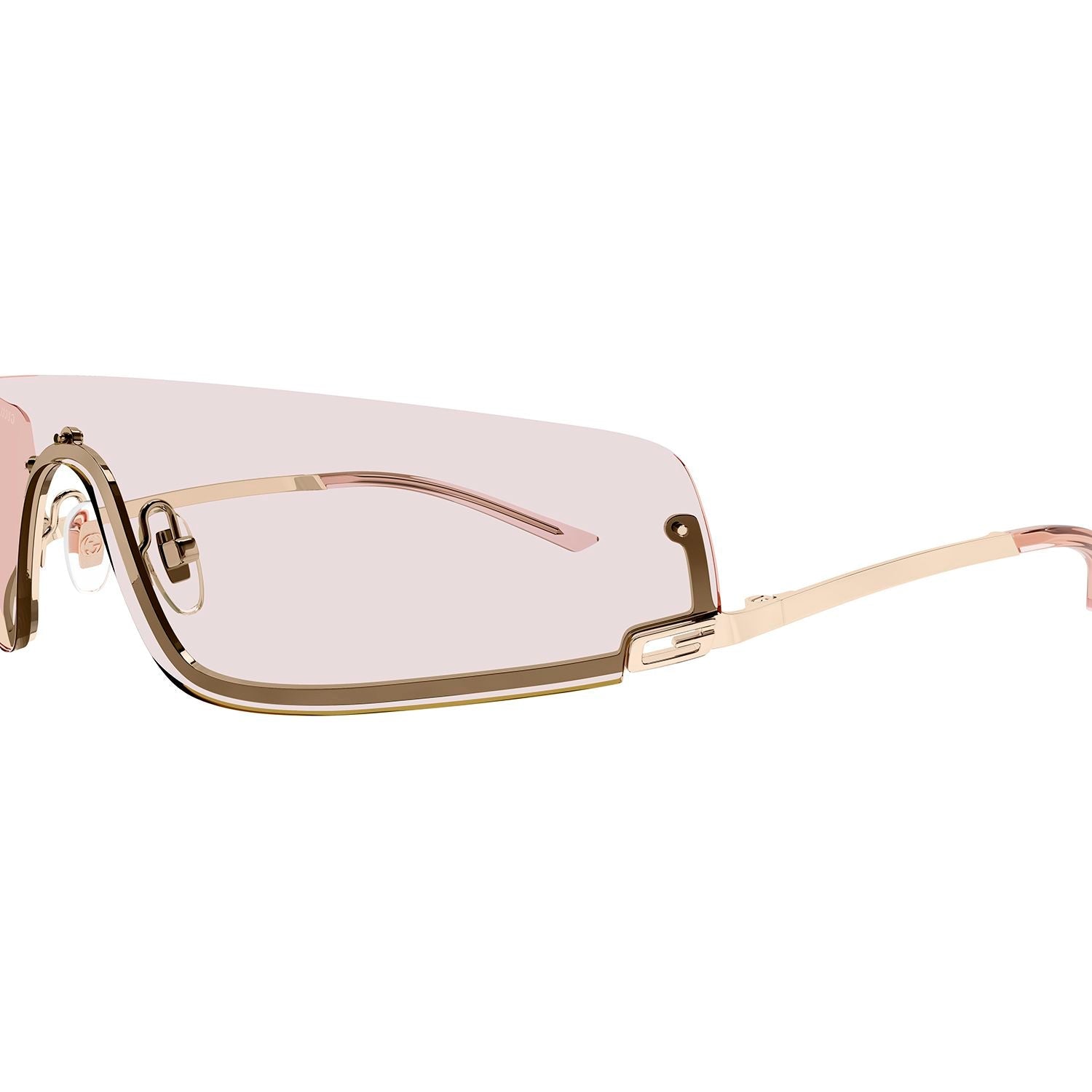 GG1561S Gold metal Sunglasses - Shiny Rose Gold