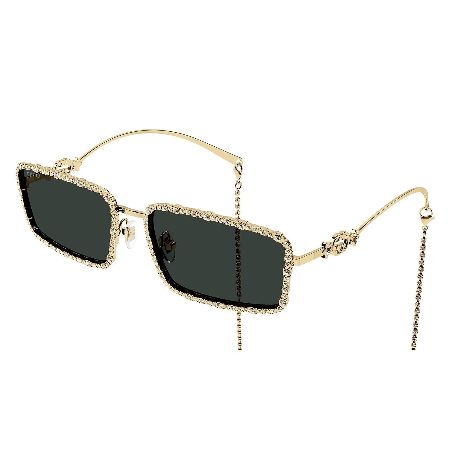 GG1568S Gold strass & metal Sunglasses - Shiny Endura Gold