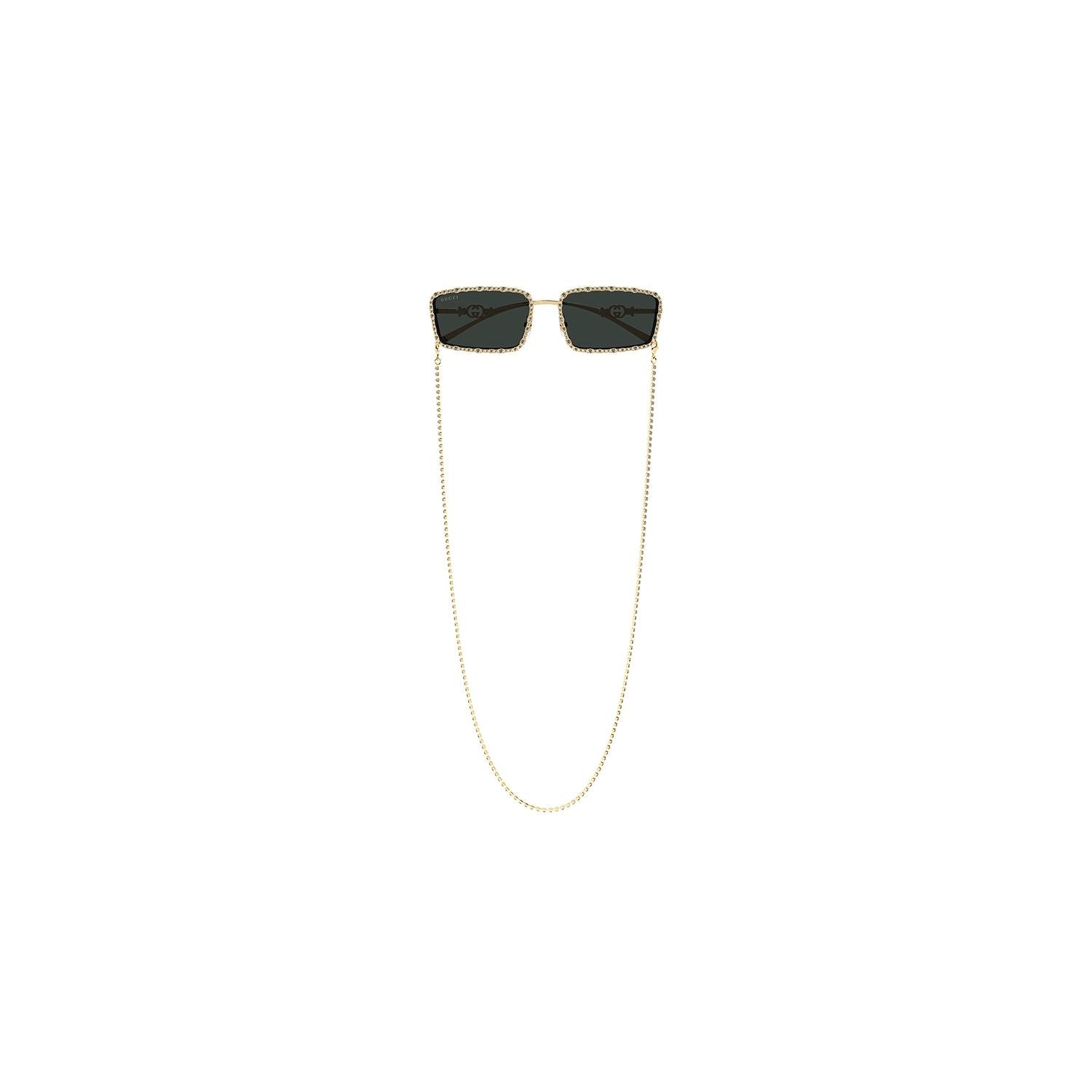 GG1568S Gold strass & metal Sunglasses - Shiny Endura Gold
