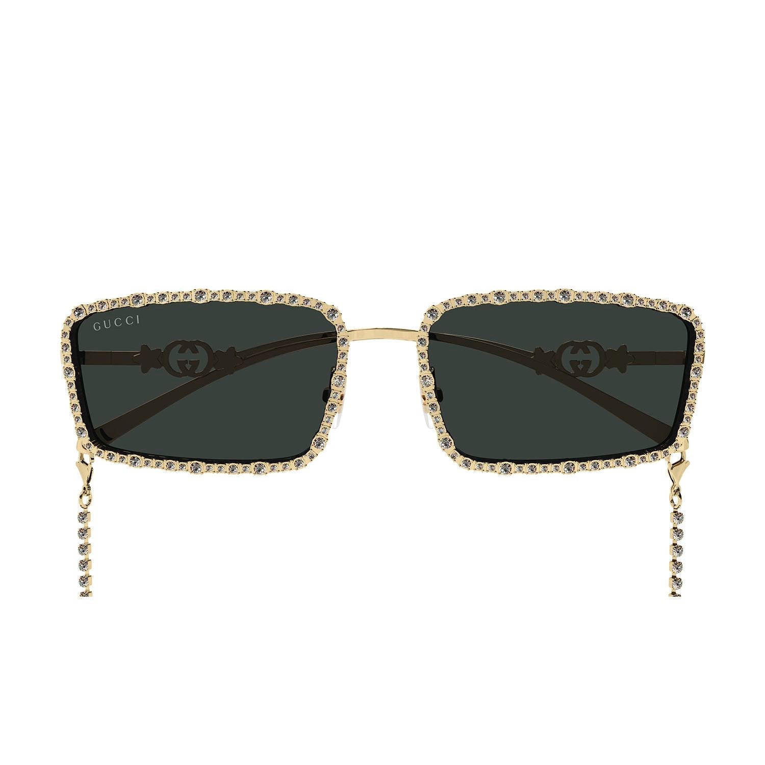 GG1568S Gold strass & metal Sunglasses - Shiny Endura Gold