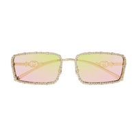 GG1568S Gold strass & metal Sunglasses - Shiny Endura Gold