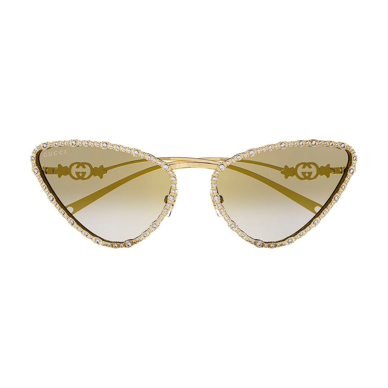 GG1569S Gold strass & metal Sunglasses - Shiny Endura Gold