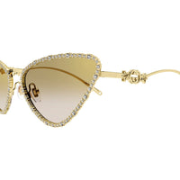 GG1569S Gold strass & metal Sunglasses - Shiny Endura Gold