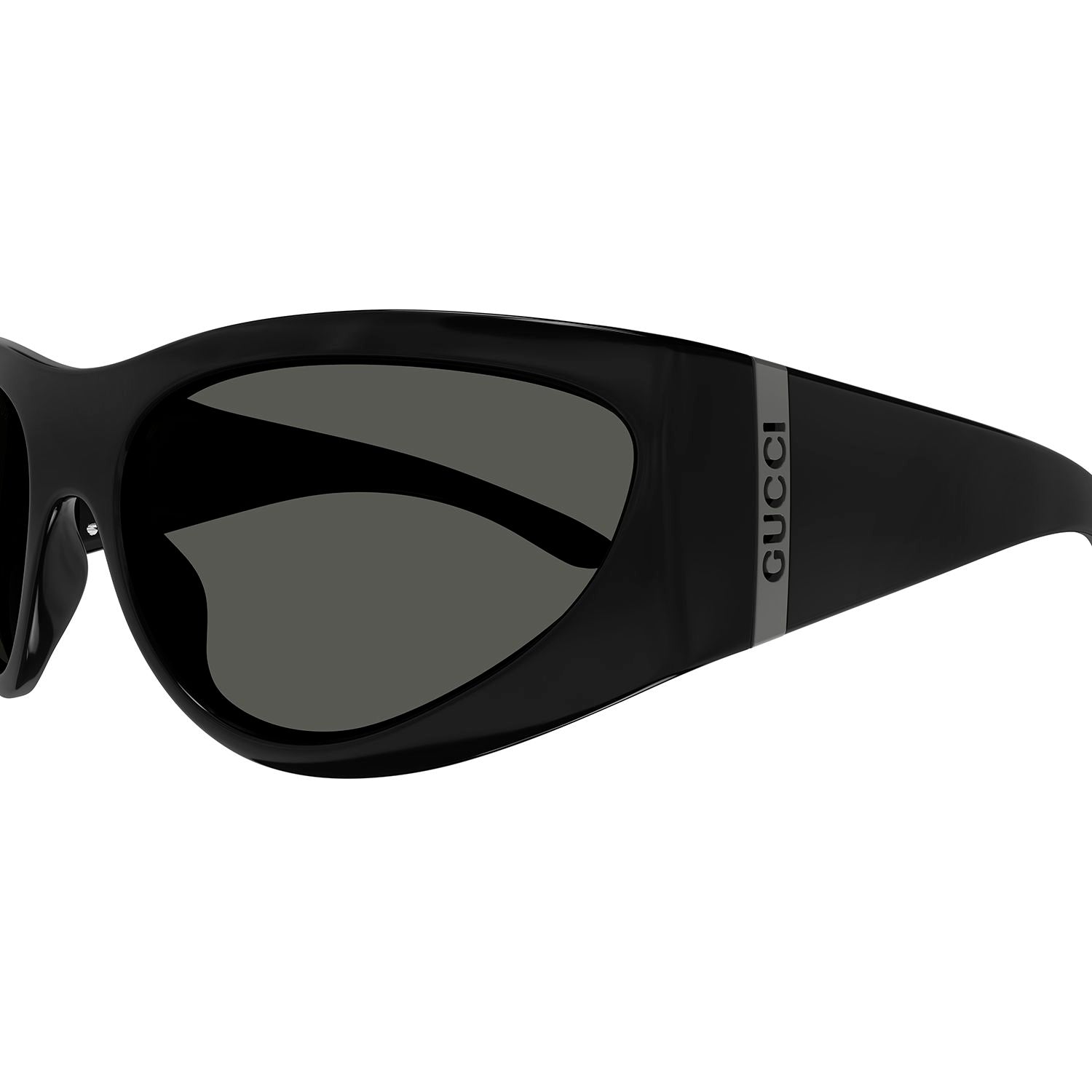 GG1575S Black injection Sunglasses - Shiny Black