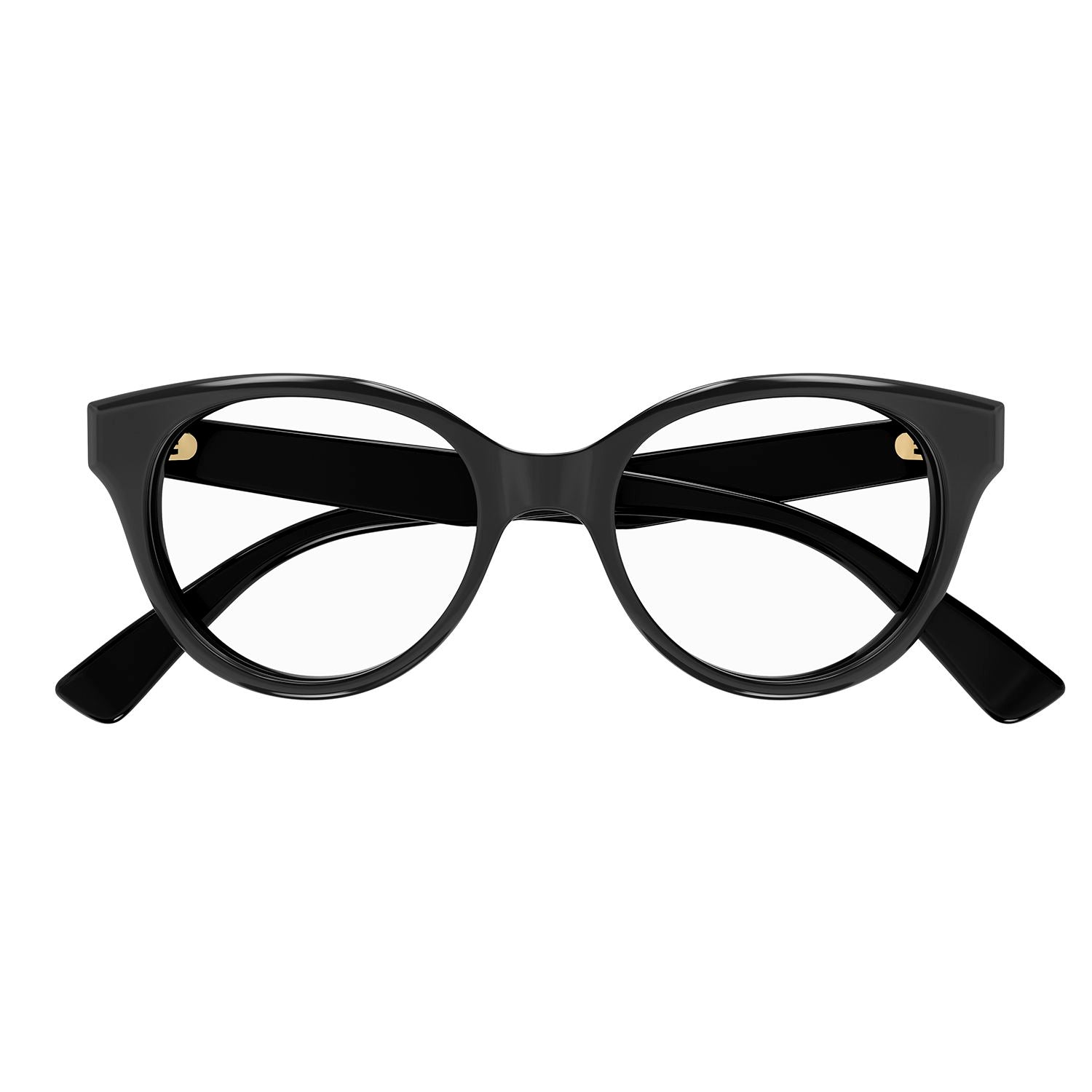 GG1590O Black recycled acetate Optical Frames - Shiny Glossy Black
