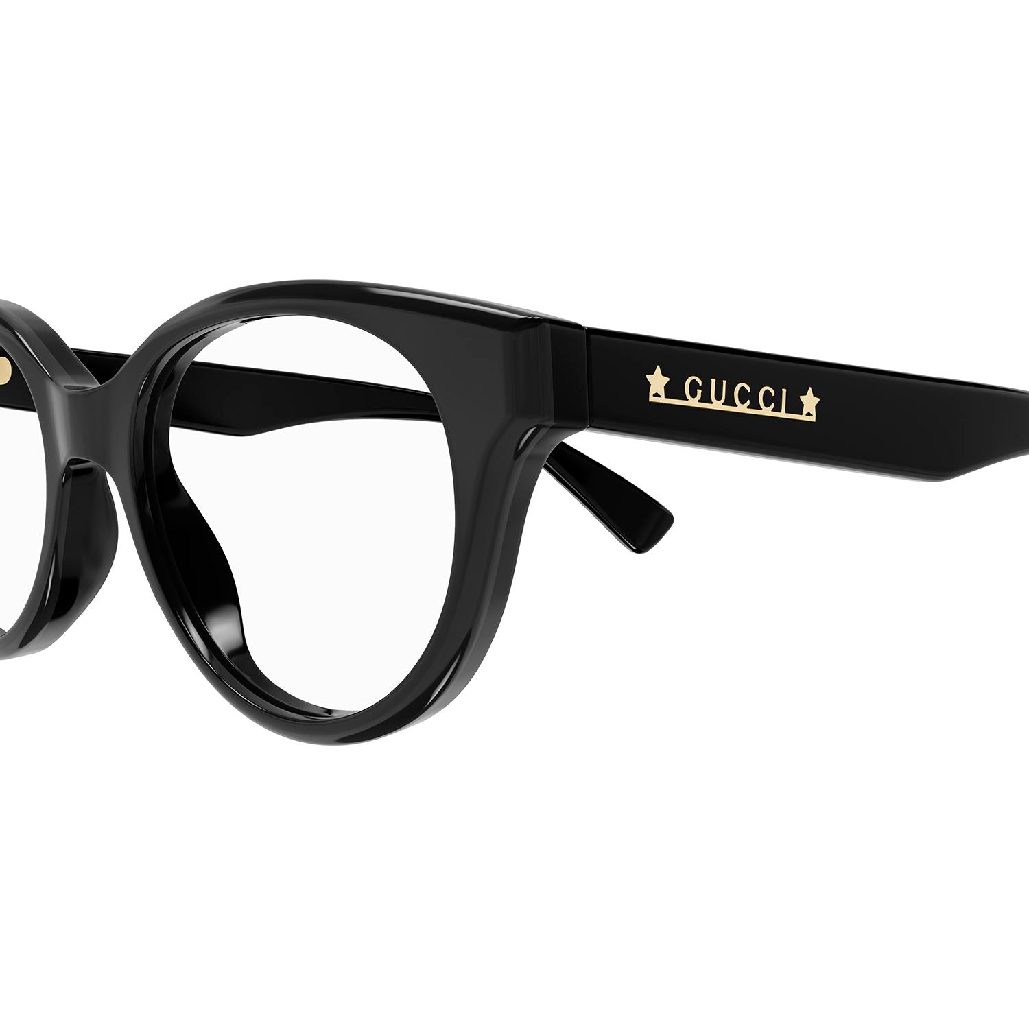 GG1590O Black recycled acetate Optical Frames - Shiny Glossy Black