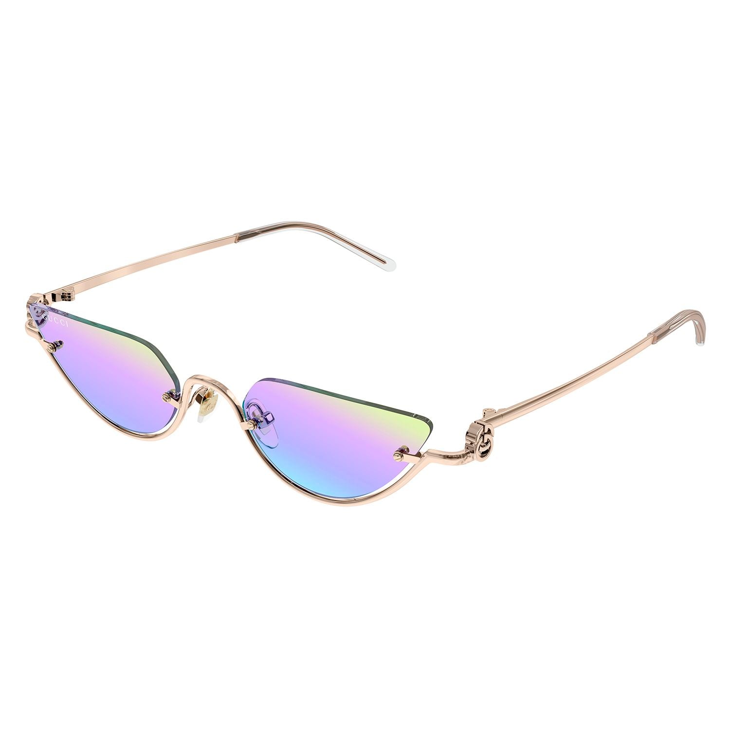 GG1603S Gold metal Sunglasses - Shiny Rose Gold