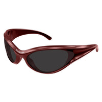 BB0317S Burgundy bio injection Sunglasses - Shiny Solid Metallic Burgundy