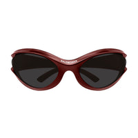 BB0317S Burgundy bio injection Sunglasses - Shiny Solid Metallic Burgundy
