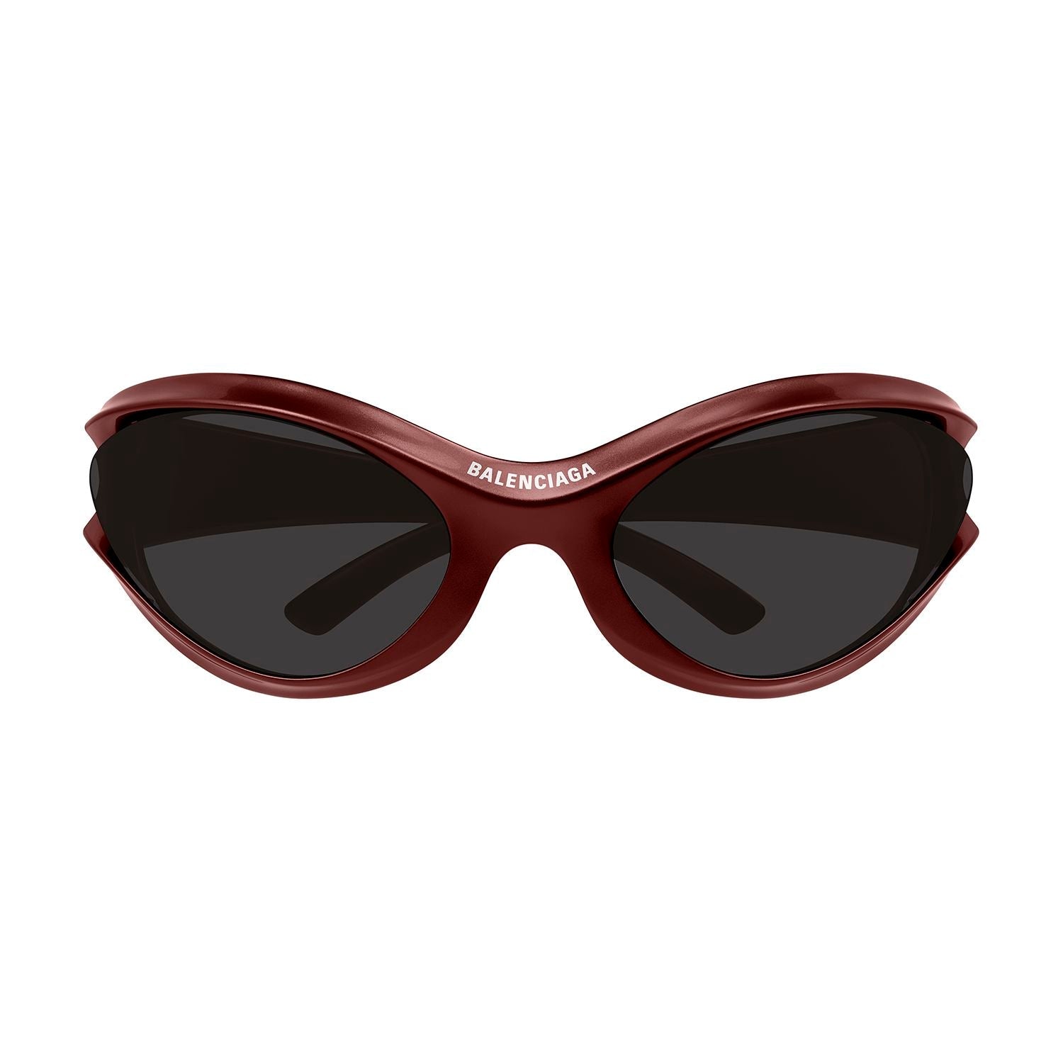 BB0317S Burgundy bio injection Sunglasses - Shiny Solid Metallic Burgundy