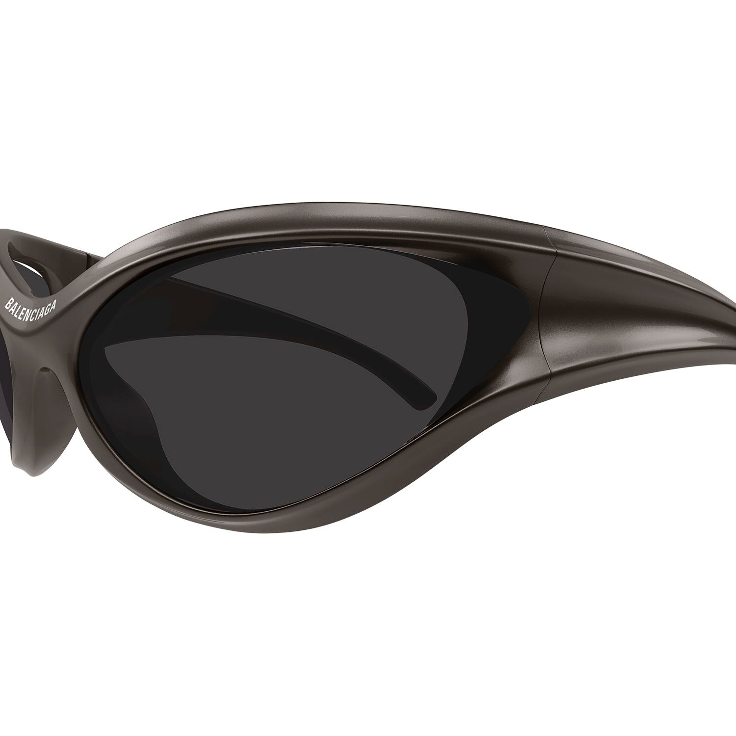 BB0317S Grey bio injection Sunglasses - Shiny Solid Metallic Warm Grey