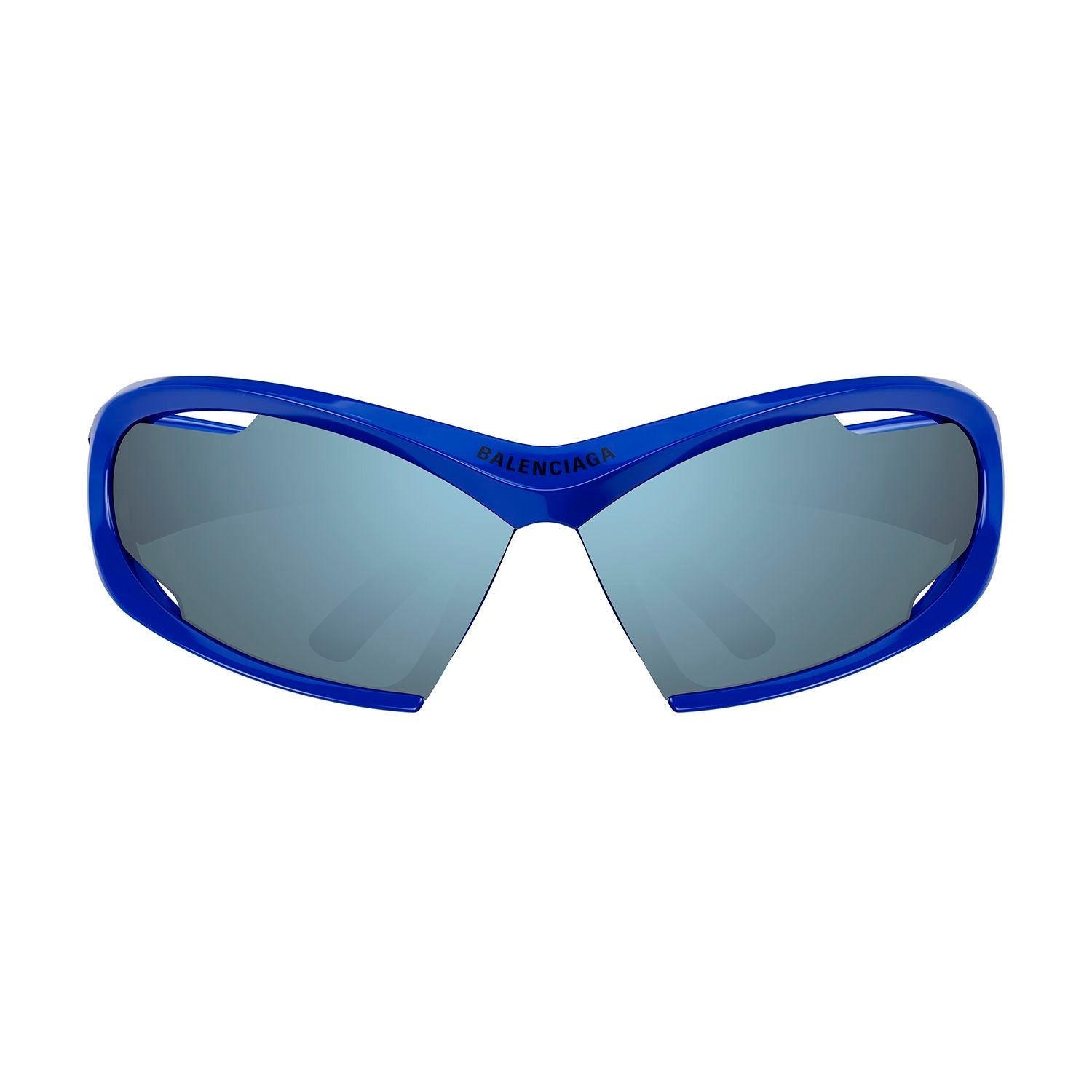 BB0318S Blue bio injection Sunglasses - Shiny Solid Blue