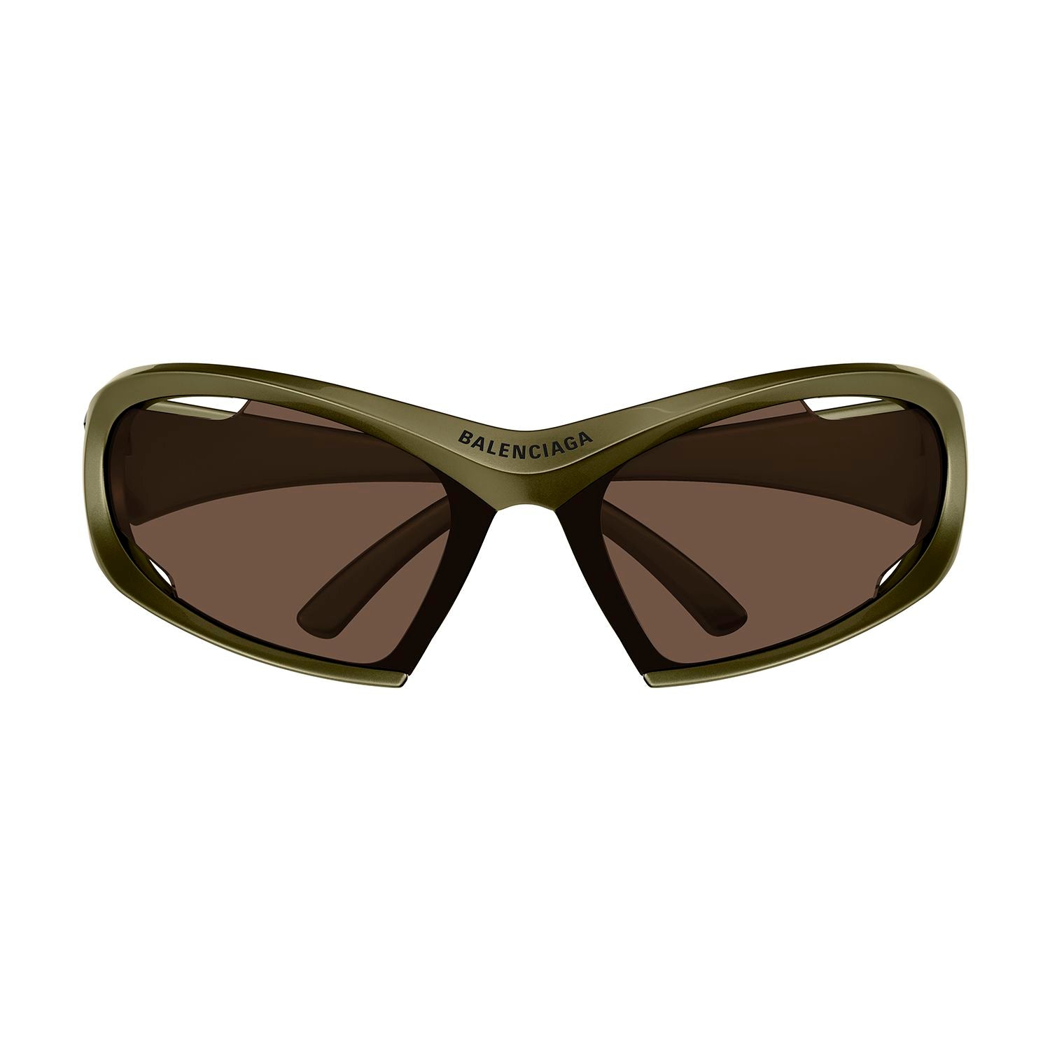 BB0318S Green bio injection Sunglasses - Shiny Solid Metallic Mud