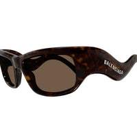 BB0320S Havana bio injection Sunglasses - Shiny Dark Havana