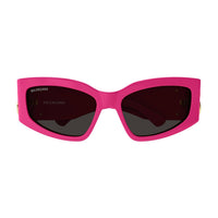 BB0321S Pink recycled acetate Sunglasses - Shiny Solid Bright Pink
