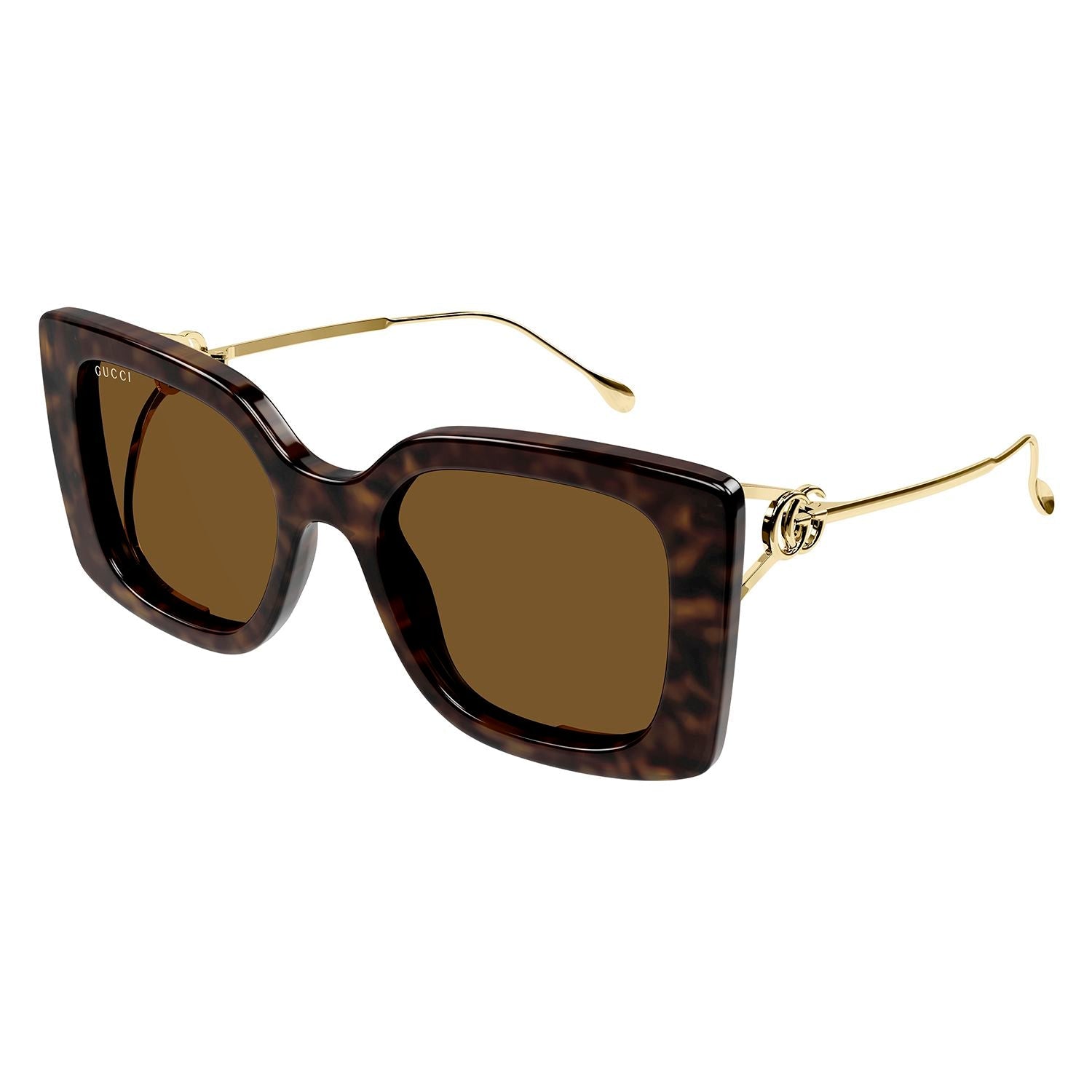 GG1567SA Havana injection Sunglasses - Shiny Dark Havana