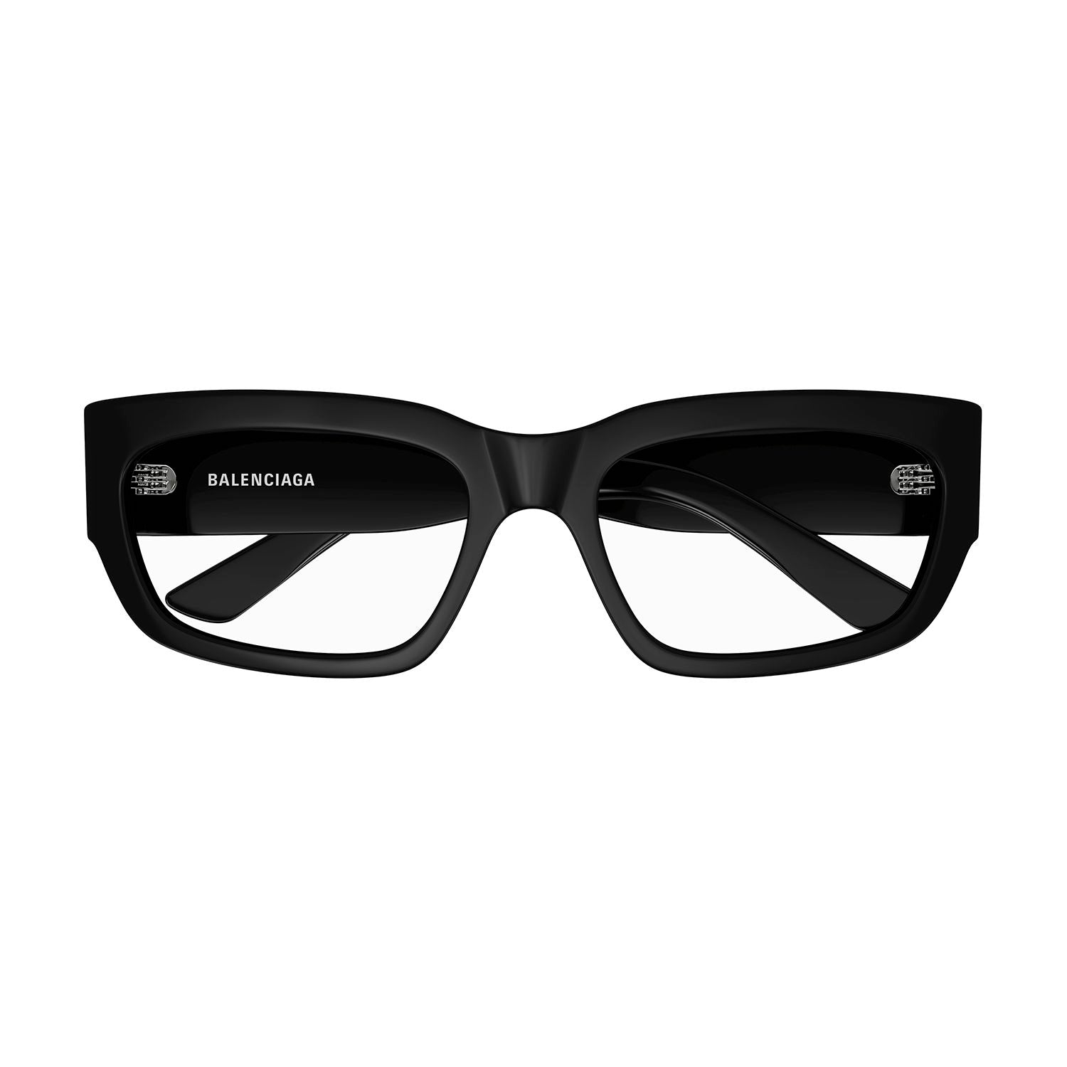 BB0334O Black recycled acetate Optical Frames - Shiny Solid Black